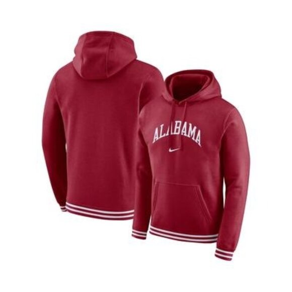 Men's Nike Crimson Alabama Crimson Tide Sketch Retro Pullover Hoodie, Size: Medi - Picture 1 of 1